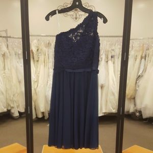 David's Bridal style F15711 marine NWT
